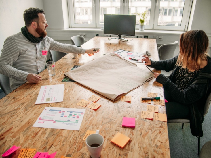 Die Journalistin Julia Heyroth nimmt im Auftrag des Business Punk Magazins am Paarseminar "OKR für Paare" in Stuttgart statt