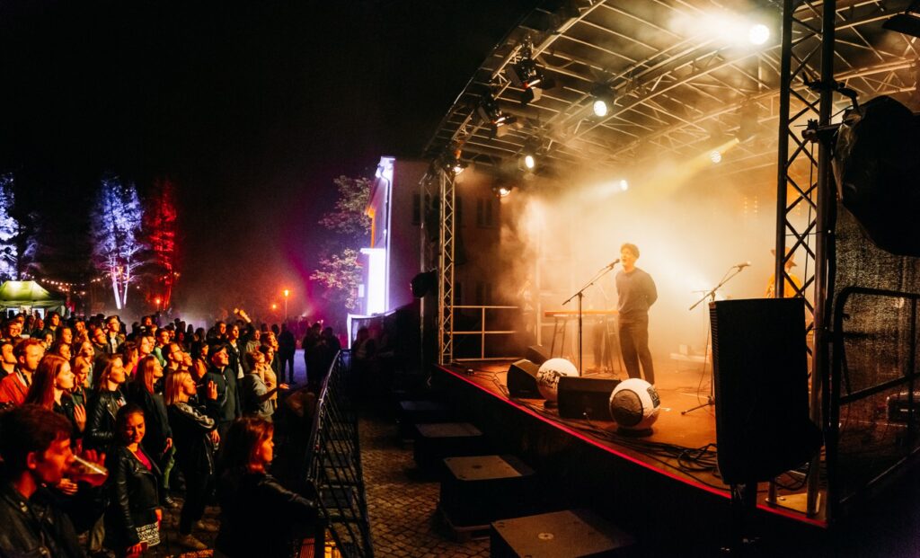 Konzert beim House on the Hill Festival in Mittweida