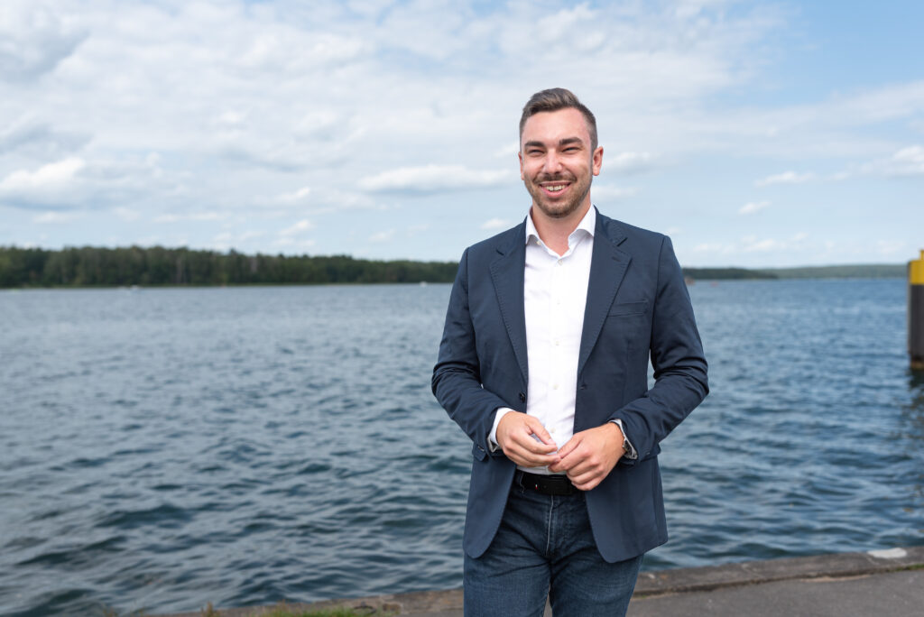 Kurt Fischer, Landtagskandidat für Eberswalde, Joachimsthal, Schorfheide und Vorsitzender der SPD Barnim in Eberswalde