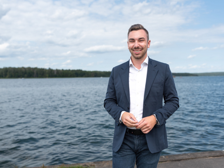 Kurt Fischer, Landtagskandidat für Eberswalde, Joachimsthal, Schorfheide und Vorsitzender der SPD Barnim in Eberswalde