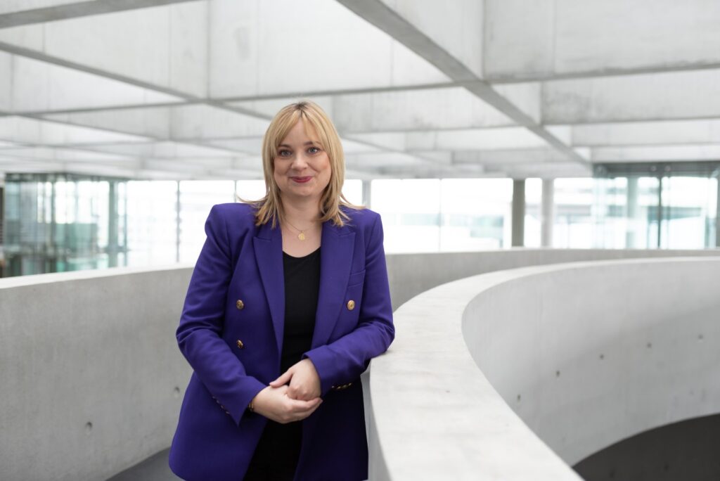 Bundestagsabgeordnete Marja-Liisa Völlers, SPD, Sprecherin des Seeheimer Kreises, im Paul-Löbe-Haus des Deutschen Bundestages (Foto: Kurt Sauer)