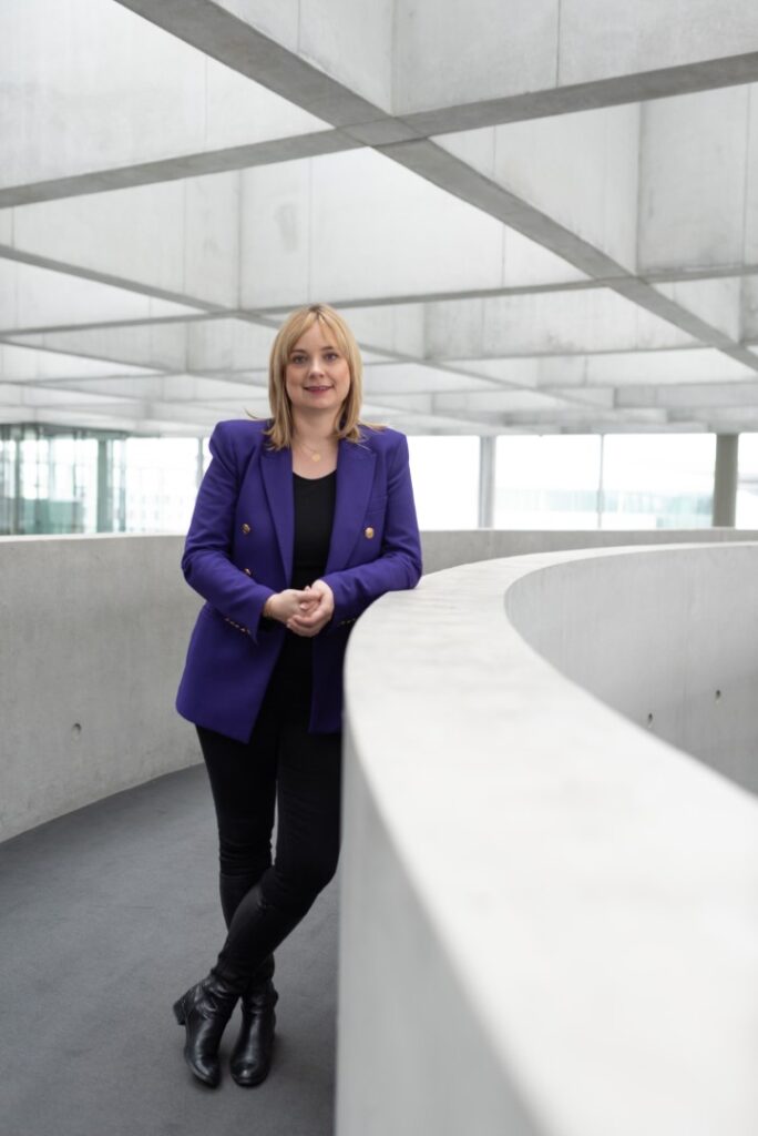 Bundestagsabgeordnete Marja-Liisa Völlers, SPD, Sprecherin des Seeheimer Kreises, im Paul-Löbe-Haus des Deutschen Bundestages (Foto: Kurt Sauer)