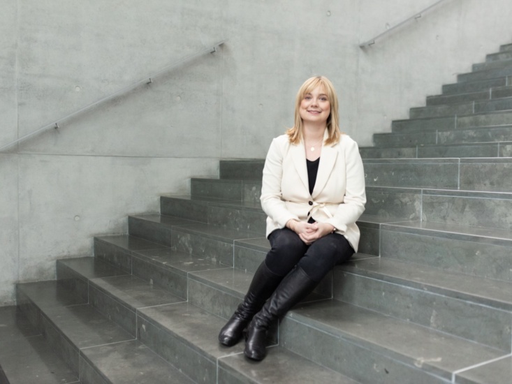 Bundestagsabgeordnete Marja-Liisa Völlers, SPD, Sprecherin des Seeheimer Kreises, im Marie-Elisabeth-Lüders-Haus des Deutschen Bundestages (Foto: Kurt Sauer)